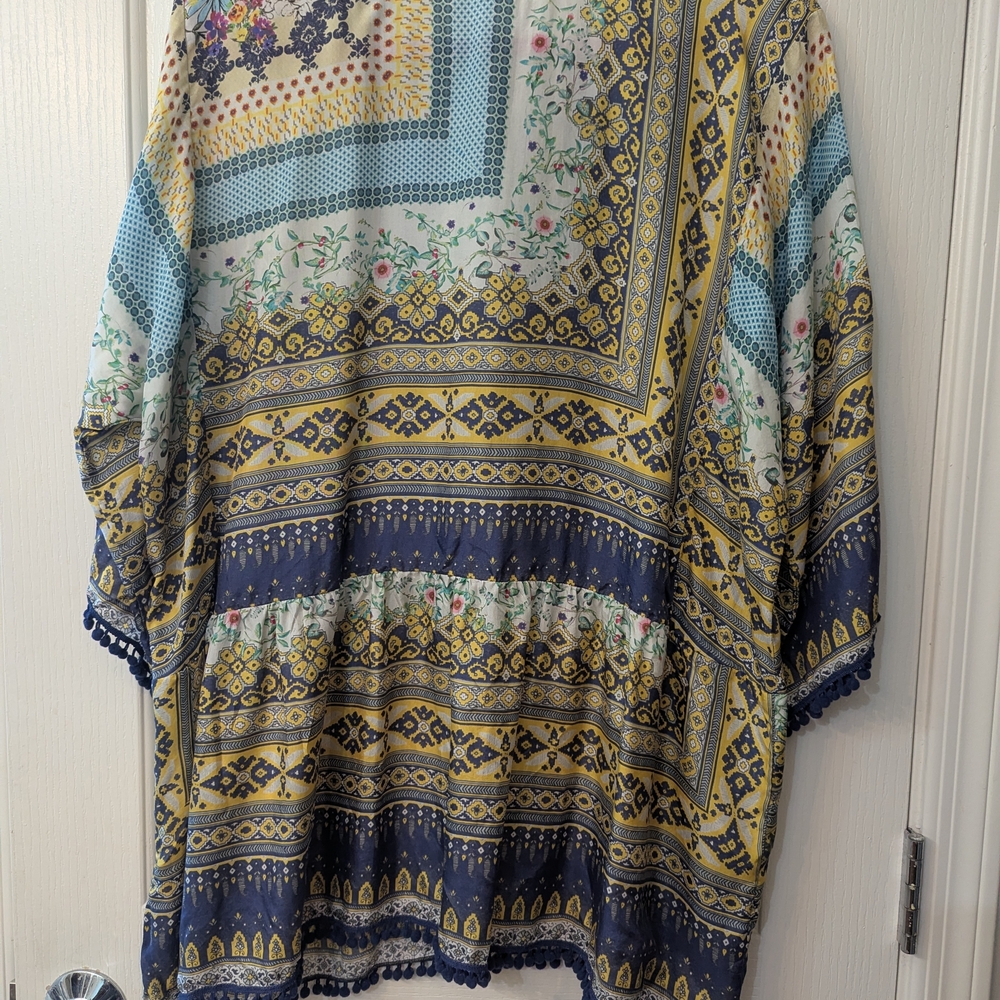 Johnny Was Multicolor Patterned Top - image 4